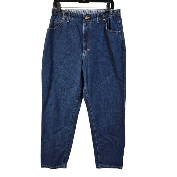 L.L. Bean Jeans Womens 14P Blue Stonewash Comfort Waist Jeans Casual Outdoor NEW - Picture 1 of 11